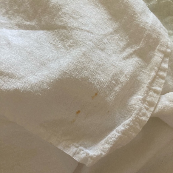 Linen and CottonWhite Women's Maxi Skirt - Picture 6 of 6